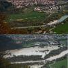 Obseg poplav v Tolminu. Foto: splet